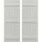 Ekena Millwork Americraft 6-Board, 3 Batten Exterior Real Wood Joined Board-n-Batten Shutters, ARW401BB621X77STH, PR ARW401BB621X77STH - alternate 1